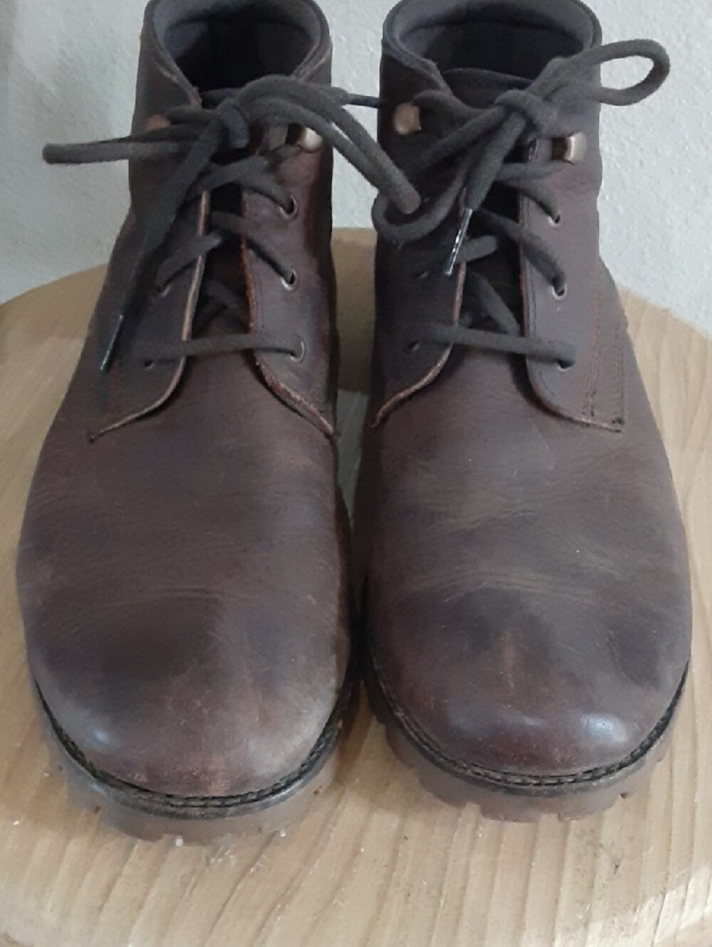 Wolverine Cort Waterproof Leather Chukka Boots Men's Size 9.5M W40241 Dark Brown